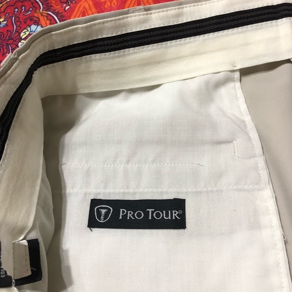 PRO TOUR MEN’s GOLF PANTS. GREAT ON THE COURSE W/GRIPPPERS.☆EUC☆ - Picture 4 of 6